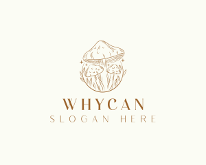 Magical Mushroom Fungi Logo