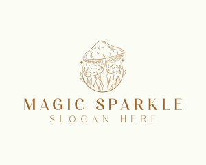 Magical Mushroom Fungi logo design