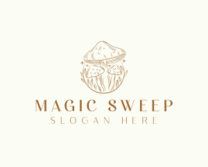 Magical Mushroom Fungi logo design