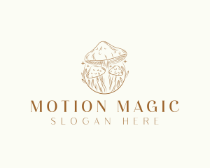 Magical Mushroom Fungi logo design