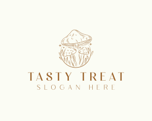 Edible - Magical Mushroom Fungi logo design