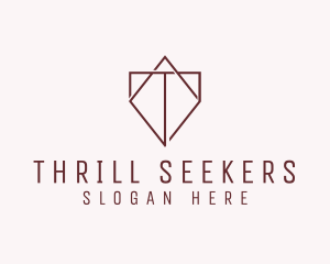 Diamond Company Letter T logo design