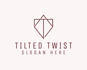 Diamond Company Letter T logo design