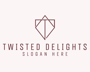 Diamond Company Letter T logo design