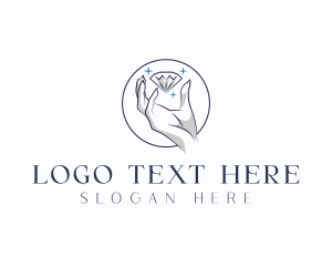 Glam - Luxury Diamond Jeweller logo design