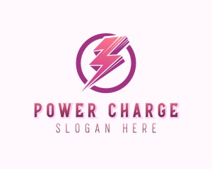 Lightning Express Charging  logo design