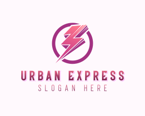 Lightning Express Charging  logo design