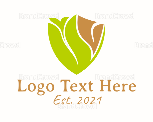 Garden Shovel Crest Logo