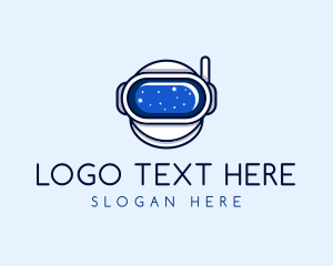 Cute - Astronaut Space Character logo design