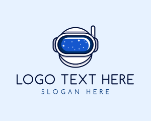 Space - Astronaut Space Character logo design