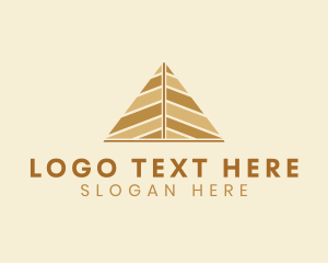 Lawyer - Gold Pyramid Banking logo design