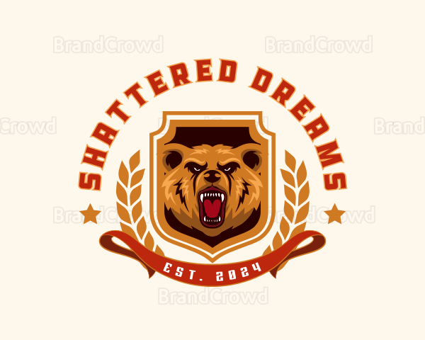 Wildlife Grizzly Bear Logo