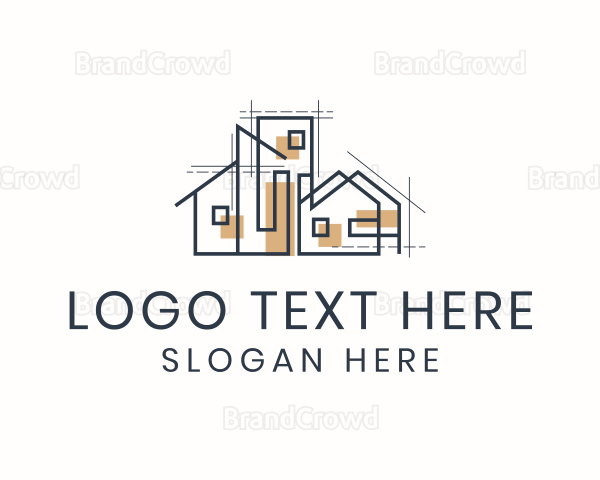 House Building Structure Logo