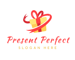 Gift - Gift Ribbon Present logo design