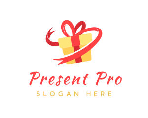 Gift - Gift Ribbon Present logo design