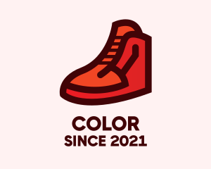 Sneakers - Red Rubber Shoes logo design