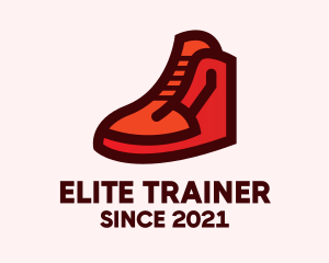 Red Rubber Shoes logo design