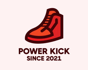 Red Rubber Shoes logo design