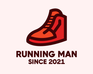 Sneaker - Red Rubber Shoes logo design