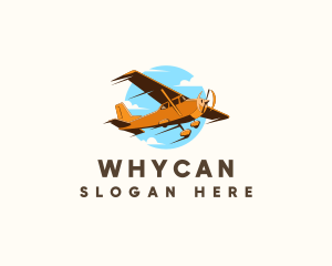 Aerial - Flight Plane Flying logo design