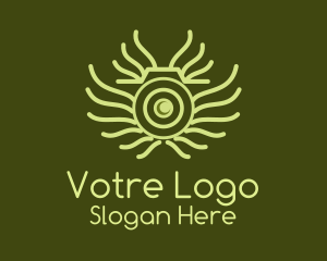 Camera Lens Vine Logo