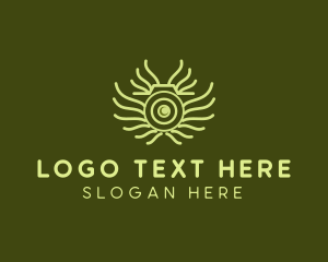 Counting - Camera Lens Vine logo design