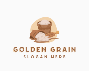 Flour Sack Ingredient logo design