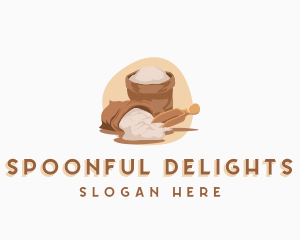 Flour Sack Ingredient logo design