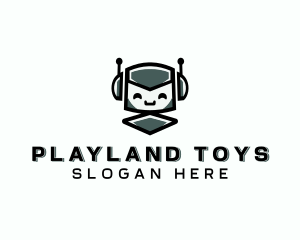 Toy - Cute Toy Robotics logo design