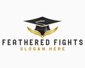 Graduate Education Learning logo design