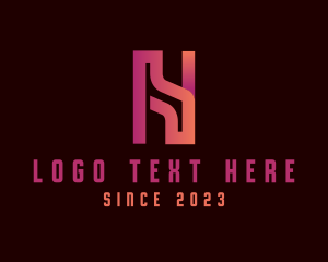 Multimedia - Modern Company Letter H logo design