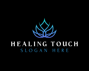 Lotus Flower Wellness logo design