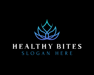 Lotus Flower Wellness logo design