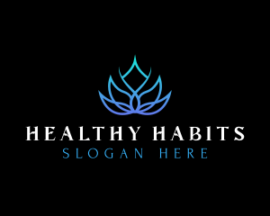 Lotus Flower Wellness logo design