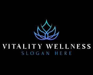 Lotus Flower Wellness logo design