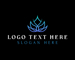 Lotus Flower Wellness Logo