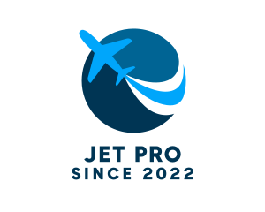 Jet - Blue Jet Logistics logo design
