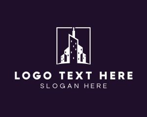 Skyline - Urban City Tower logo design