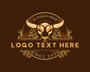 Livestock - Bull Bison Ranch logo design