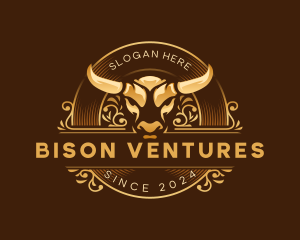 Bull Bison Ranch logo design