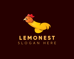 Naughty - Naughty Erotic Chicken logo design