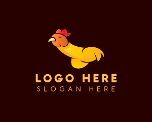 Labia - Naughty Erotic Chicken logo design