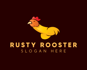 Naughty Erotic Chicken logo design