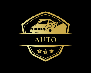 Automotive Shield Emblem logo design