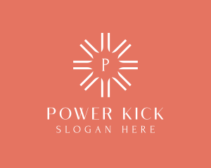 Sun Solar Power Energy  logo design