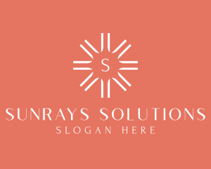 Sun Solar Power Energy  logo design