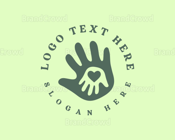 Child Charity Hand Logo
