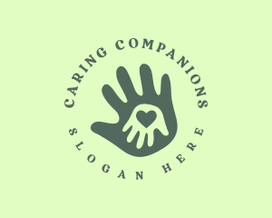 Nanny - Child Charity Hand logo design