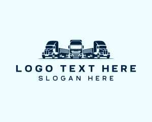 Delivery - Blue Fleet Trucking logo design