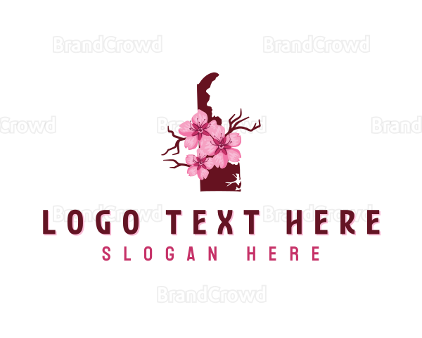 Delaware Floral Blossom Logo